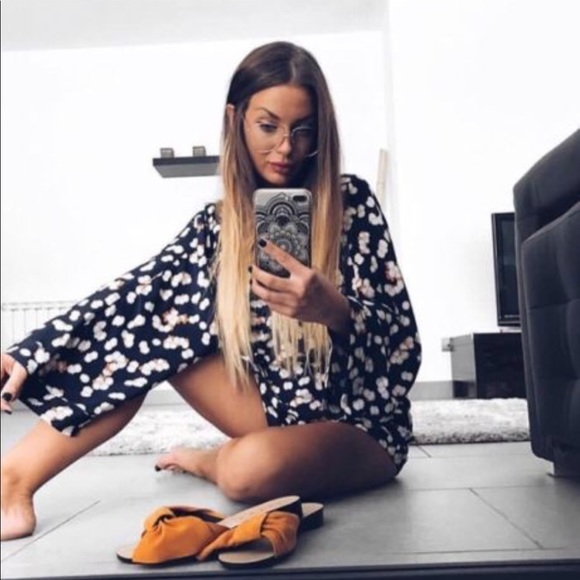 NWOT ZARA FLORAL FLOWING PRINTED JUMPSUIT ROMPER - Picture 7 of 7